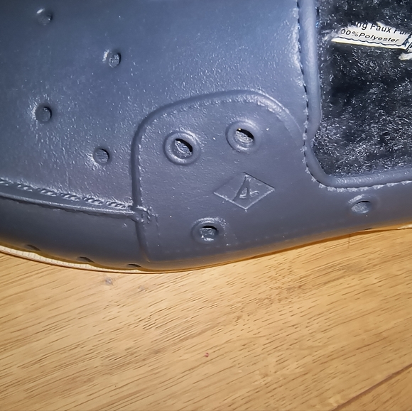 Sperry Size 8 M AUTHENTIC ORIGINAL FLOAT COZY Navy Women's Lined Boat Shoes - Picture 14 of 17